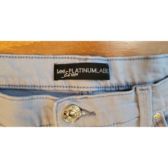 Lee Platinum Label Women Jeans 16M High Rise Classic Fit Straight Leg - Picture 9 of 15